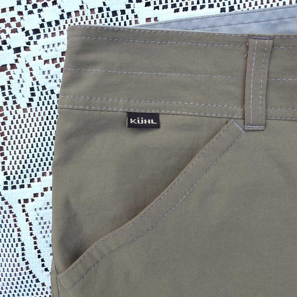 KUHL Hiking Shorts Size 36 Brown Silencr Kargo Cargo Gorpcore Outdoors Stretch - Picture 9 of 12